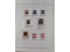 1920/39, reichhaltige gestempelte Sammlung, aufgelockert durch zahlreiche Briefe, Karten und Paketkarten, in den Hauptnummern