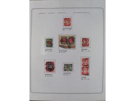 1920/39, reichhaltige gestempelte Sammlung, aufgelockert durch zahlreiche Briefe, Karten und Paketkarten, in den Hauptnummern