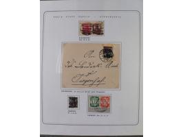 1920/39, reichhaltige gestempelte Sammlung, aufgelockert durch zahlreiche Briefe, Karten und Paketkarten, in den Hauptnummern