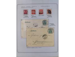 1920/39, reichhaltige gestempelte Sammlung, aufgelockert durch zahlreiche Briefe, Karten und Paketkarten, in den Hauptnummern