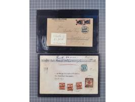 1920/39, reichhaltige gestempelte Sammlung, aufgelockert durch zahlreiche Briefe, Karten und Paketkarten, in den Hauptnummern