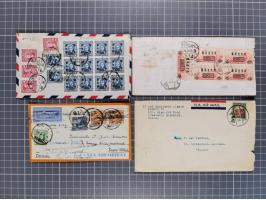 1934/49 (ca.), Chinese Airmail attractive accumulation of over 120 covers with a wealth of interesting usages and postal rate