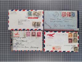 1934/49 (ca.), Chinese Airmail attractive accumulation of over 120 covers with a wealth of interesting usages and postal rate