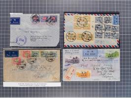 1934/49 (ca.), Chinese Airmail attractive accumulation of over 120 covers with a wealth of interesting usages and postal rate