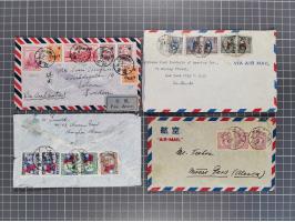 1934/49 (ca.), Chinese Airmail attractive accumulation of over 120 covers with a wealth of interesting usages and postal rate