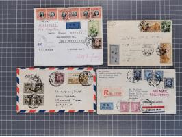 1934/49 (ca.), Chinese Airmail attractive accumulation of over 120 covers with a wealth of interesting usages and postal rate