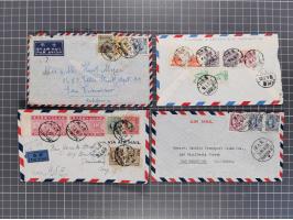 1934/49 (ca.), Chinese Airmail attractive accumulation of over 120 covers with a wealth of interesting usages and postal rate