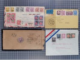 1934/49 (ca.), Chinese Airmail attractive accumulation of over 120 covers with a wealth of interesting usages and postal rate