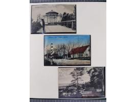 1840/1940 (ca.), reichhaltige gestempelte 3-bändige Sammlung mit Vor- und Nachläufern sowie kleiner Stempelsammlung, vielfach