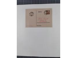 1840/1940 (ca.), reichhaltige gestempelte 3-bändige Sammlung mit Vor- und Nachläufern sowie kleiner Stempelsammlung, vielfach