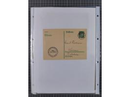 1934/45, ca. 58 Briefe und Karten, dabei 16 mit Propagandastempeln “Wer behauptet, Deutschland sei am Kriege schuld”, “Zu den