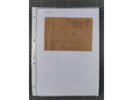 1934/45, ca. 58 Briefe und Karten, dabei 16 mit Propagandastempeln “Wer behauptet, Deutschland sei am Kriege schuld”, “Zu den