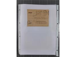 1934/45, ca. 58 Briefe und Karten, dabei 16 mit Propagandastempeln “Wer behauptet, Deutschland sei am Kriege schuld”, “Zu den