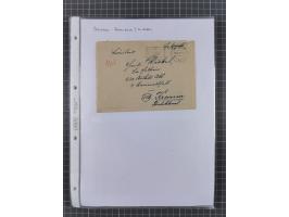 1934/45, ca. 58 Briefe und Karten, dabei 16 mit Propagandastempeln “Wer behauptet, Deutschland sei am Kriege schuld”, “Zu den