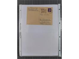 1934/45, ca. 58 Briefe und Karten, dabei 16 mit Propagandastempeln “Wer behauptet, Deutschland sei am Kriege schuld”, “Zu den