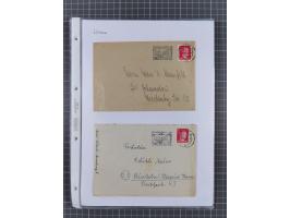 1934/45, ca. 58 Briefe und Karten, dabei 16 mit Propagandastempeln “Wer behauptet, Deutschland sei am Kriege schuld”, “Zu den