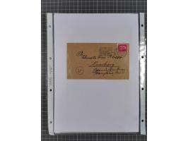 1934/45, ca. 58 Briefe und Karten, dabei 16 mit Propagandastempeln “Wer behauptet, Deutschland sei am Kriege schuld”, “Zu den