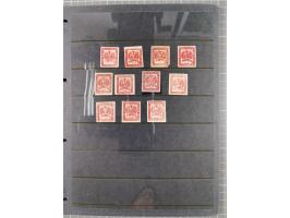 1870/83, Collection on eight pages starting first issues, imperf and rouletted stamps with a wide range of colour shades, dif