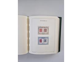 1899/2023, überkomplette postfrische und zusätzlich etwas gestempelte Sammlung in 12 Vordruckalben und losen Blättern, ab 194