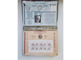 BRD: 1997/2023, Sammlung der Numisblätter von 1/1997 bis 5/2023, dabei Silbermünzen 10 DM (25), 10 € (101), 20 € (38) und 25 