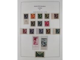 1939/45, postfrische und winzig ungebrauchte/gestempelte Sammlung mit vielen kompletten Gebieten, dabei Böhmen und Mähren mit