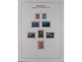 1939/45, postfrische und winzig ungebrauchte/gestempelte Sammlung mit vielen kompletten Gebieten, dabei Böhmen und Mähren mit