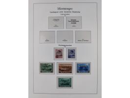 1939/45, postfrische und winzig ungebrauchte/gestempelte Sammlung mit vielen kompletten Gebieten, dabei Böhmen und Mähren mit