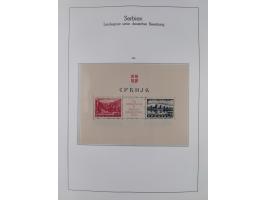 1939/45, postfrische und winzig ungebrauchte/gestempelte Sammlung mit vielen kompletten Gebieten, dabei Böhmen und Mähren mit
