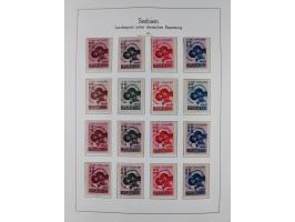 1939/45, postfrische und winzig ungebrauchte/gestempelte Sammlung mit vielen kompletten Gebieten, dabei Böhmen und Mähren mit