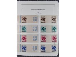 1939/45, postfrische und winzig ungebrauchte/gestempelte Sammlung mit vielen kompletten Gebieten, dabei Böhmen und Mähren mit