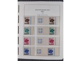 1939/45, postfrische und winzig ungebrauchte/gestempelte Sammlung mit vielen kompletten Gebieten, dabei Böhmen und Mähren mit