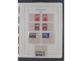 1939/45, postfrische und winzig ungebrauchte/gestempelte Sammlung mit vielen kompletten Gebieten, dabei Böhmen und Mähren mit