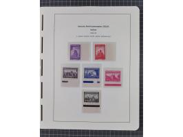 1939/45, postfrische und winzig ungebrauchte/gestempelte Sammlung mit vielen kompletten Gebieten, dabei Böhmen und Mähren mit