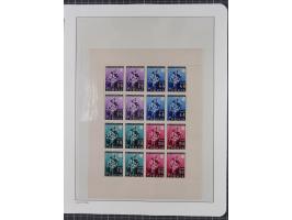 1939/45, postfrische und winzig ungebrauchte/gestempelte Sammlung mit vielen kompletten Gebieten, dabei Böhmen und Mähren mit