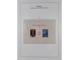 1939/45, postfrische und winzig ungebrauchte/gestempelte Sammlung mit vielen kompletten Gebieten, dabei Böhmen und Mähren mit