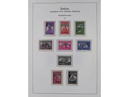 1939/45, postfrische und winzig ungebrauchte/gestempelte Sammlung mit vielen kompletten Gebieten, dabei Böhmen und Mähren mit