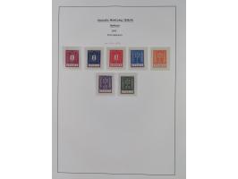 1939/45, postfrische und winzig ungebrauchte/gestempelte Sammlung mit vielen kompletten Gebieten, dabei Böhmen und Mähren mit