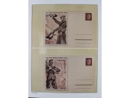 1939/45, postfrische und winzig ungebrauchte/gestempelte Sammlung mit vielen kompletten Gebieten, dabei Böhmen und Mähren mit