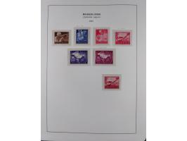 1939/45, postfrische und winzig ungebrauchte/gestempelte Sammlung mit vielen kompletten Gebieten, dabei Böhmen und Mähren mit