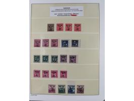 1939/45, postfrische und winzig ungebrauchte/gestempelte Sammlung mit vielen kompletten Gebieten, dabei Böhmen und Mähren mit