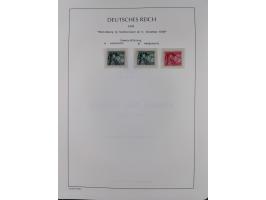 1939/45, postfrische und winzig ungebrauchte/gestempelte Sammlung mit vielen kompletten Gebieten, dabei Böhmen und Mähren mit