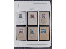 1939/45, postfrische und winzig ungebrauchte/gestempelte Sammlung mit vielen kompletten Gebieten, dabei Böhmen und Mähren mit
