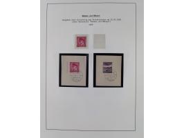 1939/45, postfrische und winzig ungebrauchte/gestempelte Sammlung mit vielen kompletten Gebieten, dabei Böhmen und Mähren mit