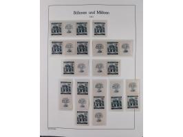 1939/45, postfrische und winzig ungebrauchte/gestempelte Sammlung mit vielen kompletten Gebieten, dabei Böhmen und Mähren mit