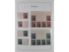 1939/45, postfrische und winzig ungebrauchte/gestempelte Sammlung mit vielen kompletten Gebieten, dabei Böhmen und Mähren mit