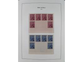 1939/45, postfrische und winzig ungebrauchte/gestempelte Sammlung mit vielen kompletten Gebieten, dabei Böhmen und Mähren mit