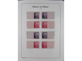 1939/45, postfrische und winzig ungebrauchte/gestempelte Sammlung mit vielen kompletten Gebieten, dabei Böhmen und Mähren mit