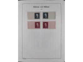 1939/45, postfrische und winzig ungebrauchte/gestempelte Sammlung mit vielen kompletten Gebieten, dabei Böhmen und Mähren mit