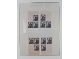 1939/45, postfrische und winzig ungebrauchte/gestempelte Sammlung mit vielen kompletten Gebieten, dabei Böhmen und Mähren mit