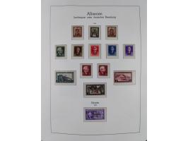 1939/45, postfrische und winzig ungebrauchte/gestempelte Sammlung mit vielen kompletten Gebieten, dabei Böhmen und Mähren mit